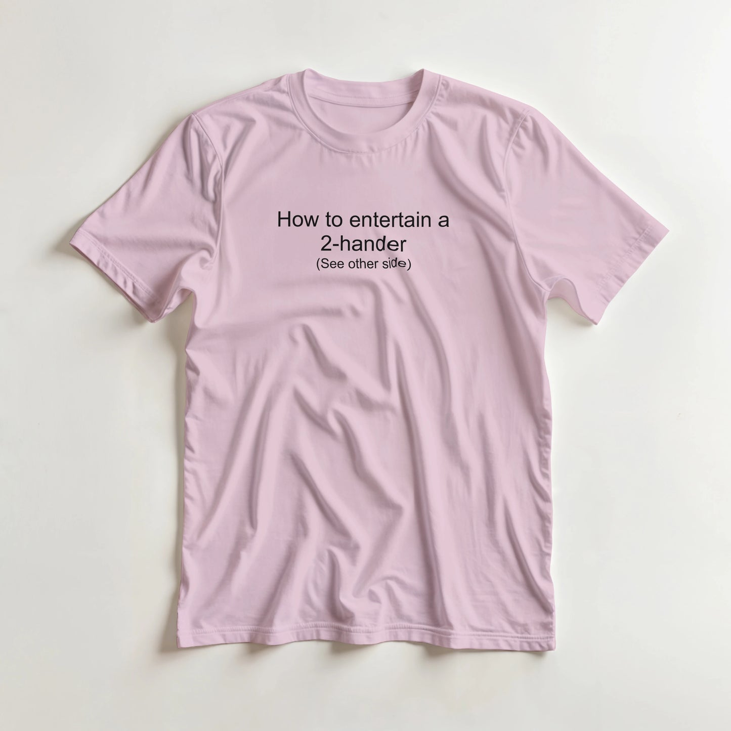 Heavyweight Unisex Crewneck T-shirt | How to entertain a 2-hander
