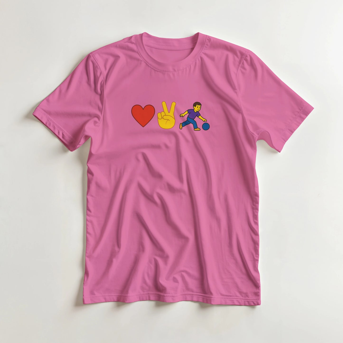 Heavyweight Unisex Crewneck T-shirt | Love2Bowl