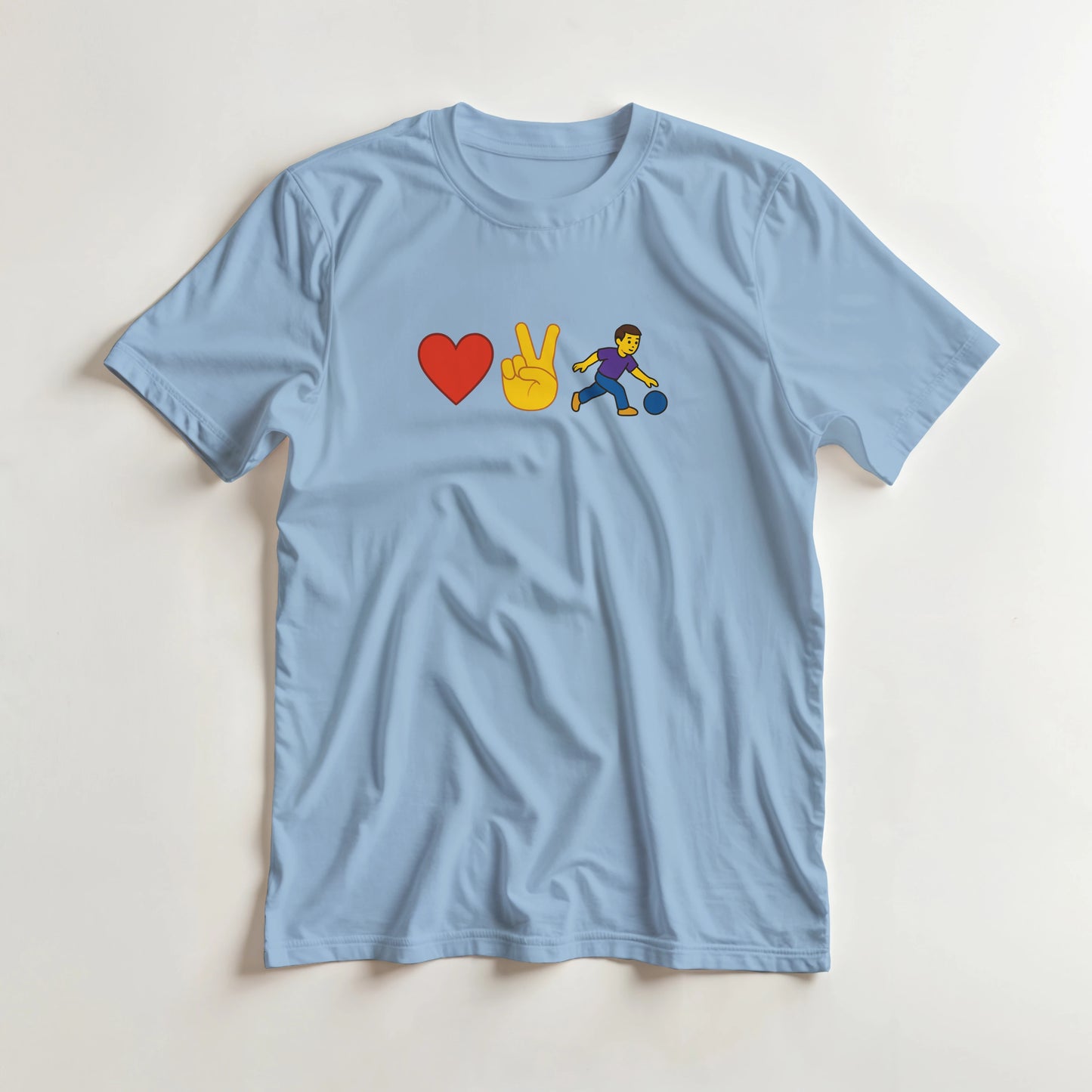 Heavyweight Unisex Crewneck T-shirt | Love2Bowl