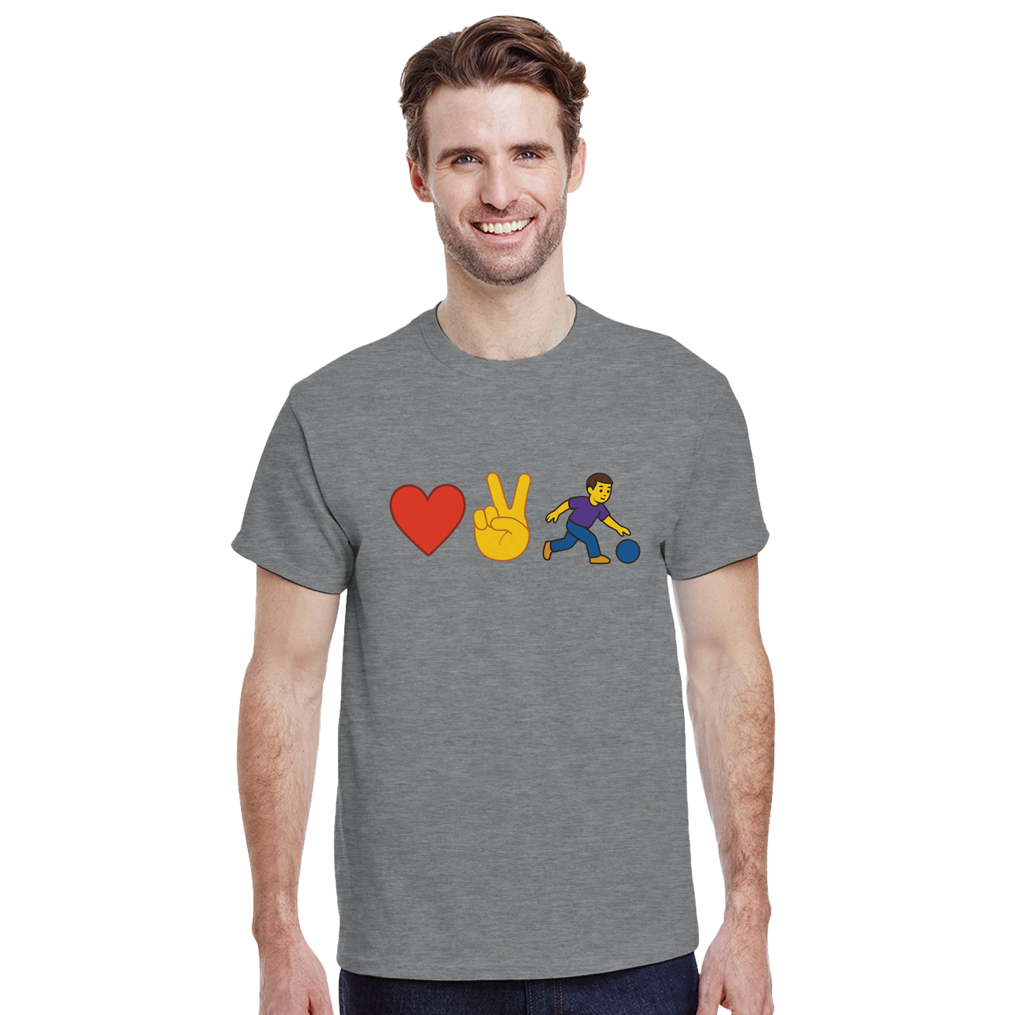 Heavyweight Unisex Crewneck T-shirt | Love2Bowl