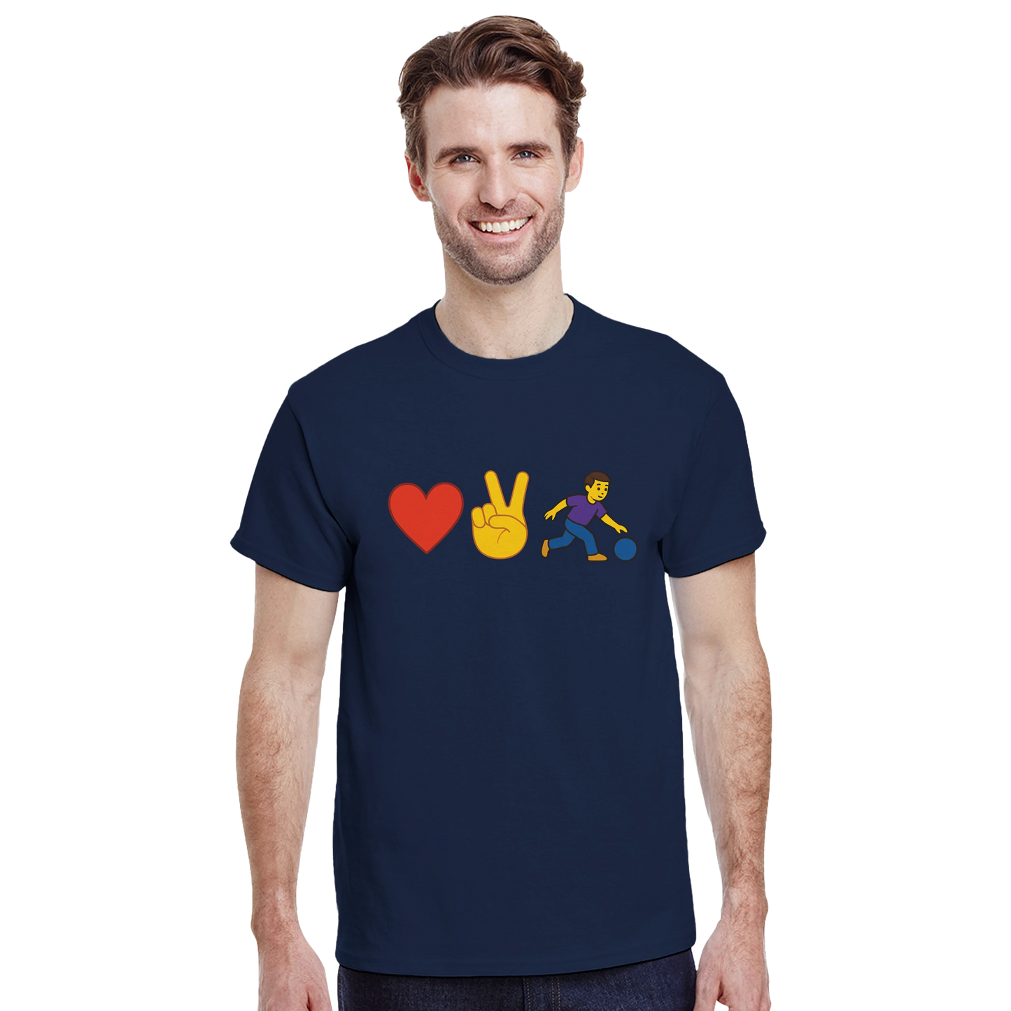 Heavyweight Unisex Crewneck T-shirt | Love2Bowl