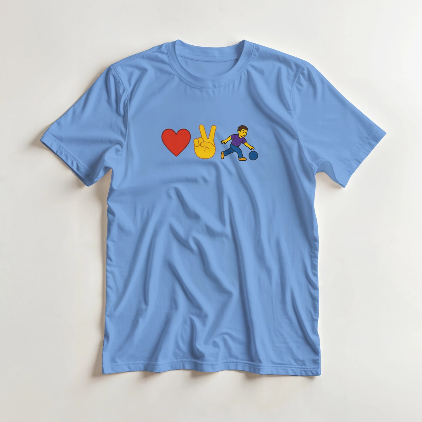 Heavyweight Unisex Crewneck T-shirt | Love2Bowl