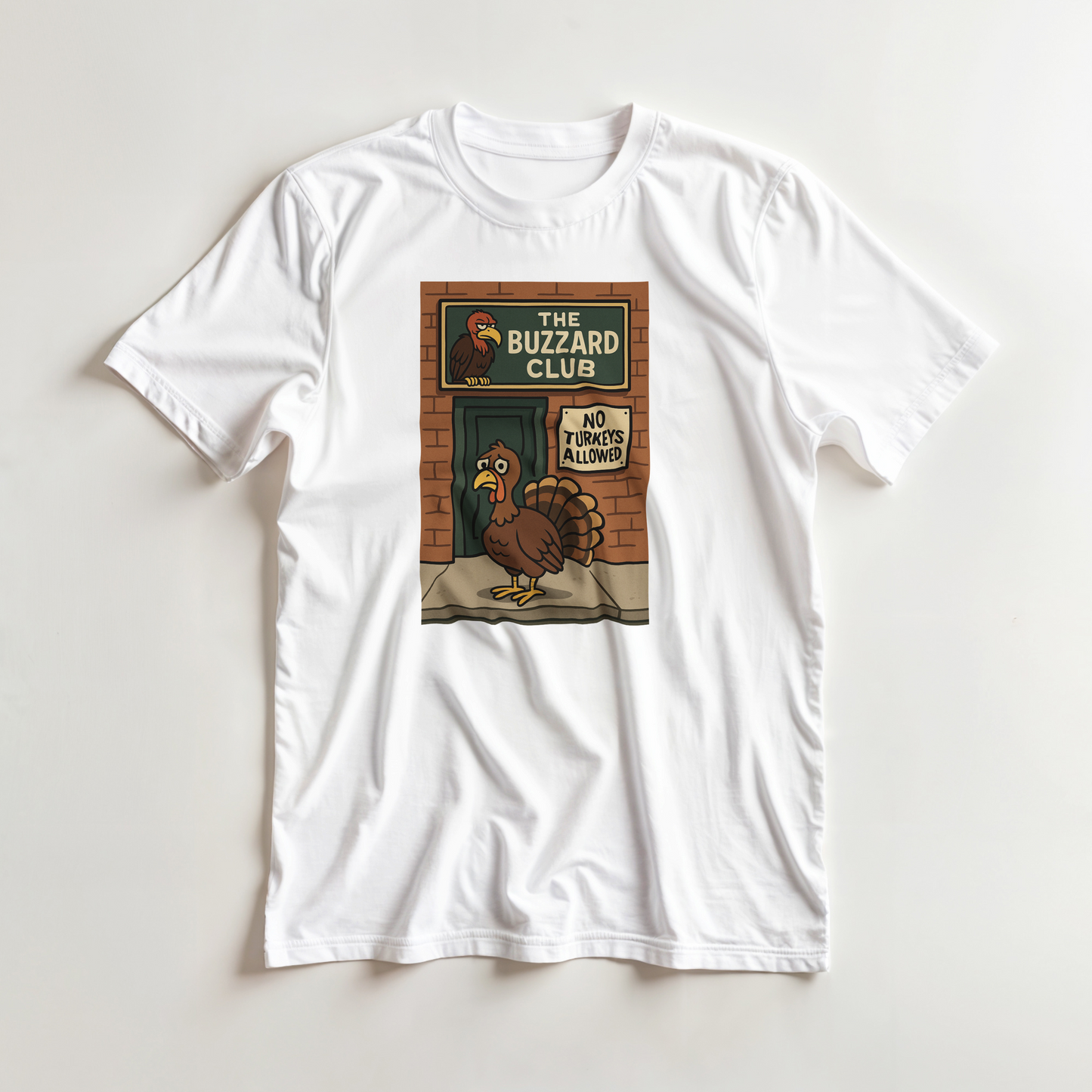 Heavyweight Unisex Crewneck T-shirt | Buzzard Club