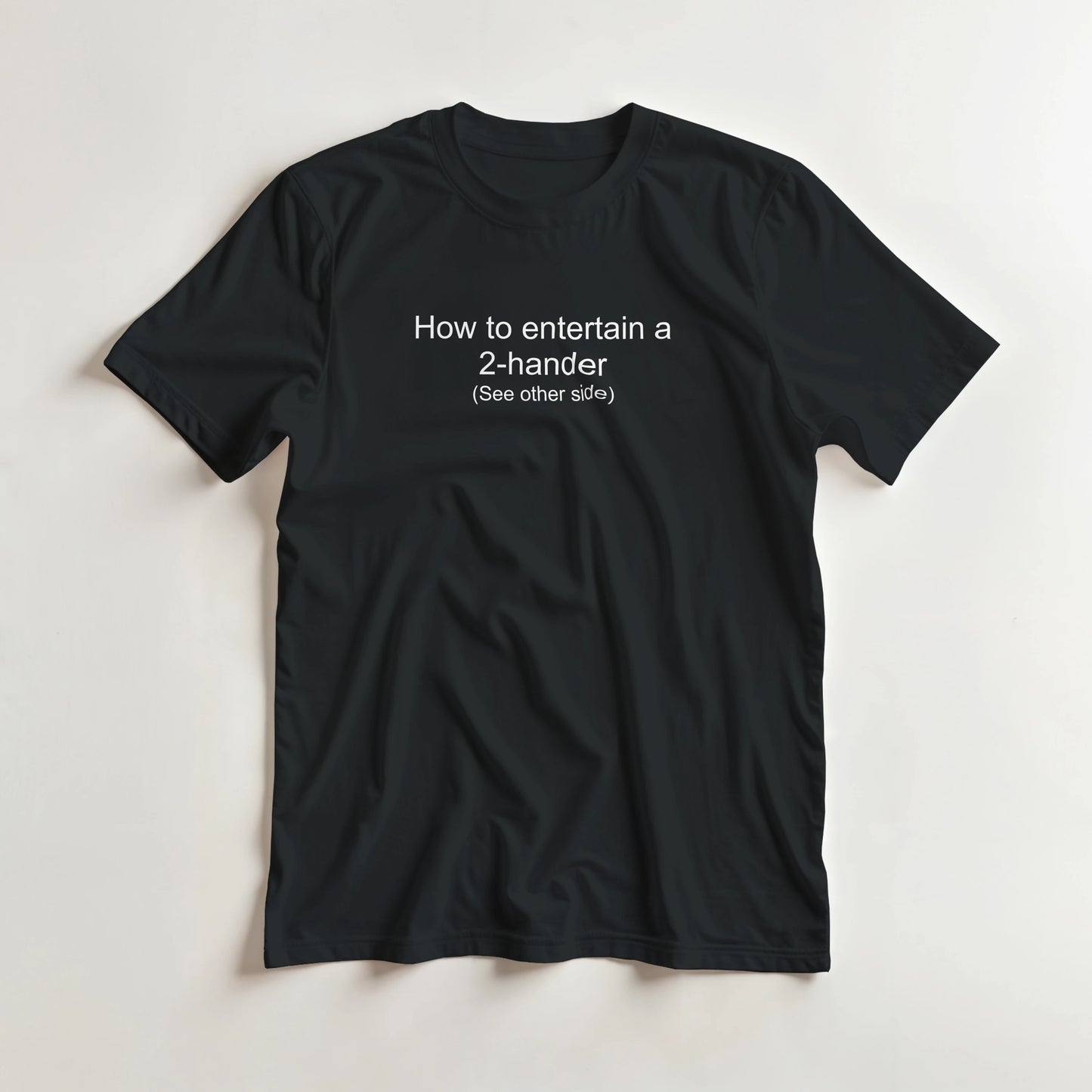 Heavyweight Unisex Crewneck T-shirt | How to entertain a 2-hander