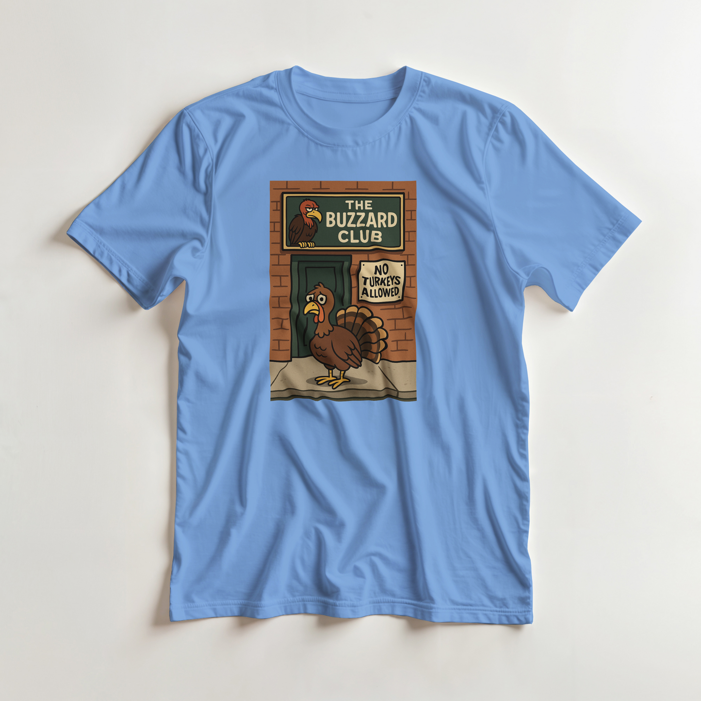 Heavyweight Unisex Crewneck T-shirt | Buzzard Club