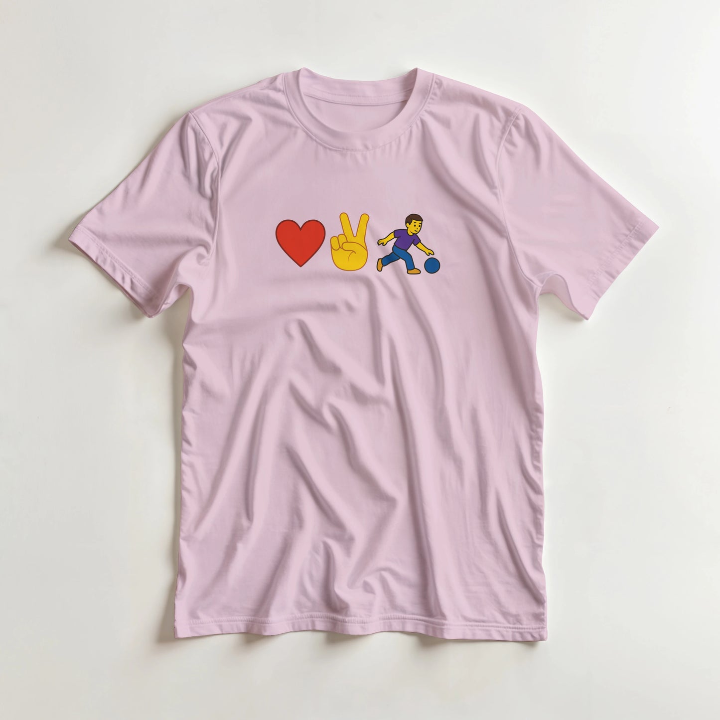 Heavyweight Unisex Crewneck T-shirt | Love2Bowl