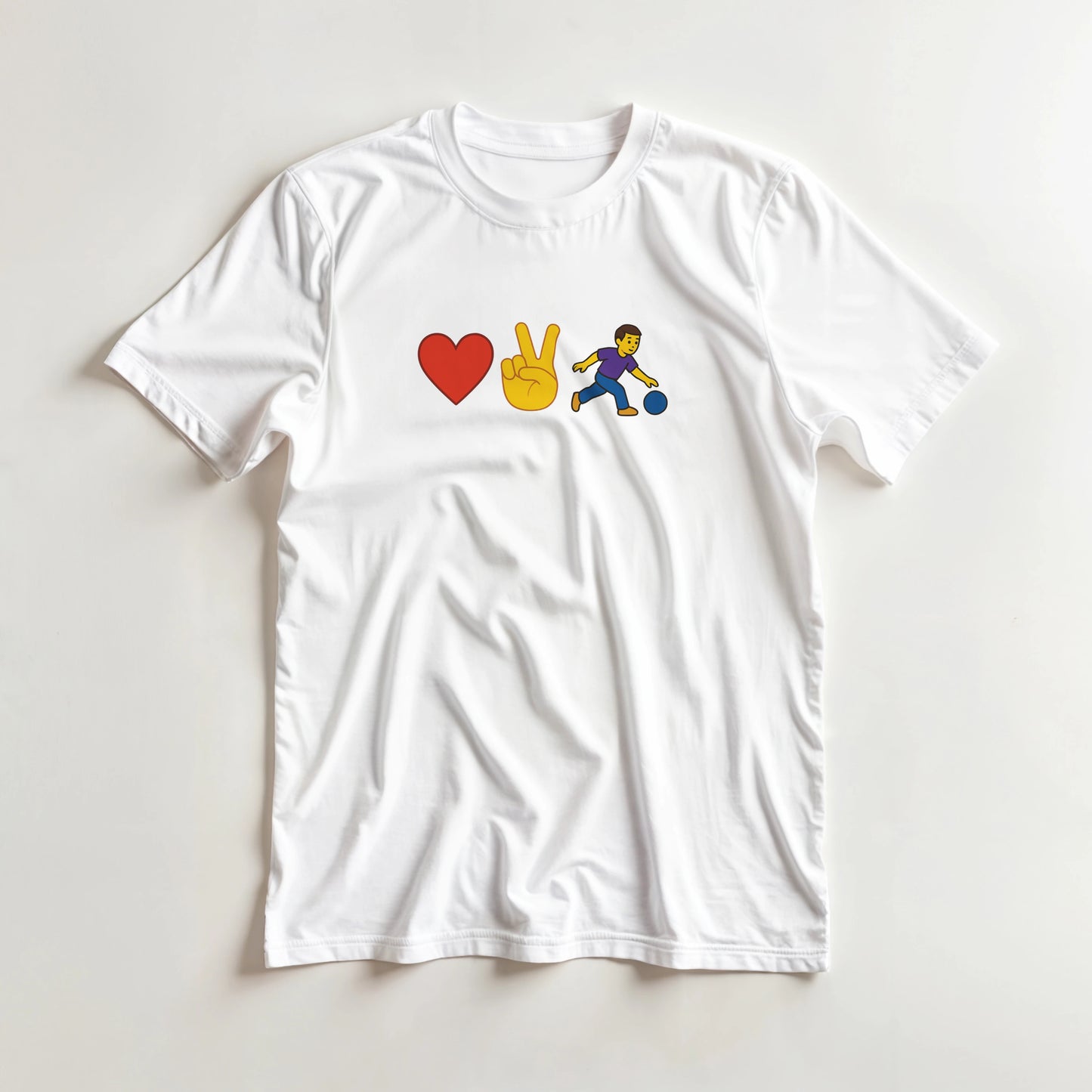 Heavyweight Unisex Crewneck T-shirt | Love2Bowl