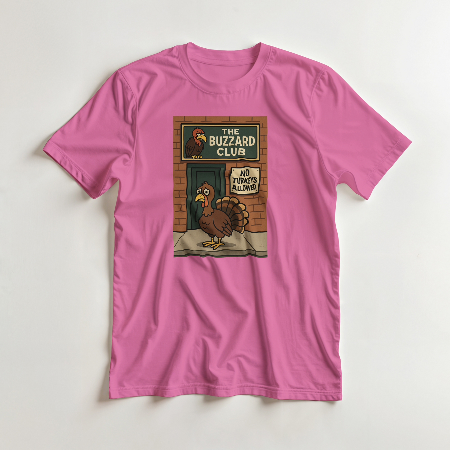 Heavyweight Unisex Crewneck T-shirt | Buzzard Club