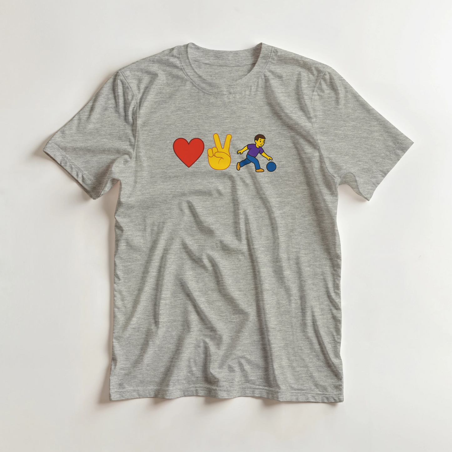 Heavyweight Unisex Crewneck T-shirt | Love2Bowl