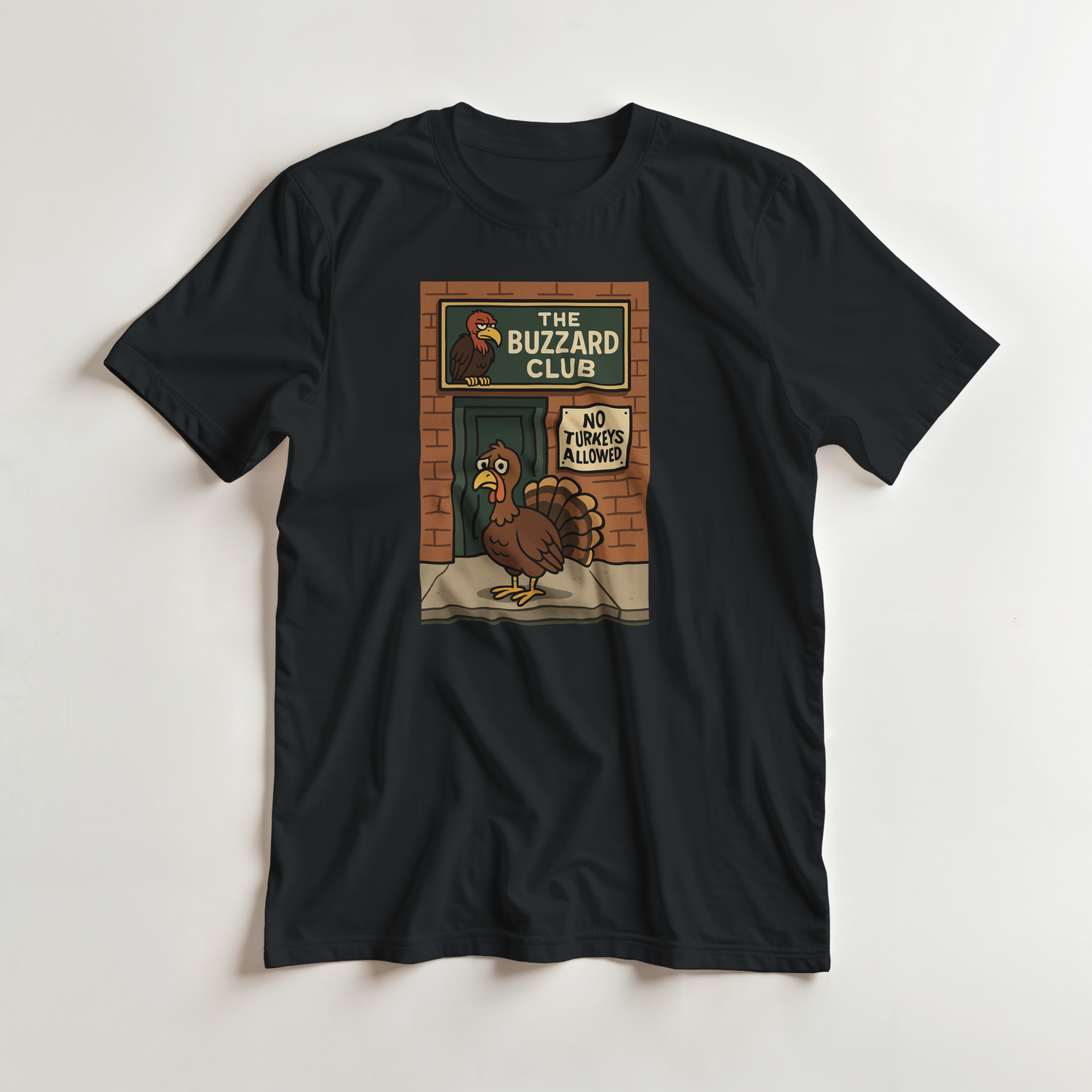 Heavyweight Unisex Crewneck T-shirt | Buzzard Club
