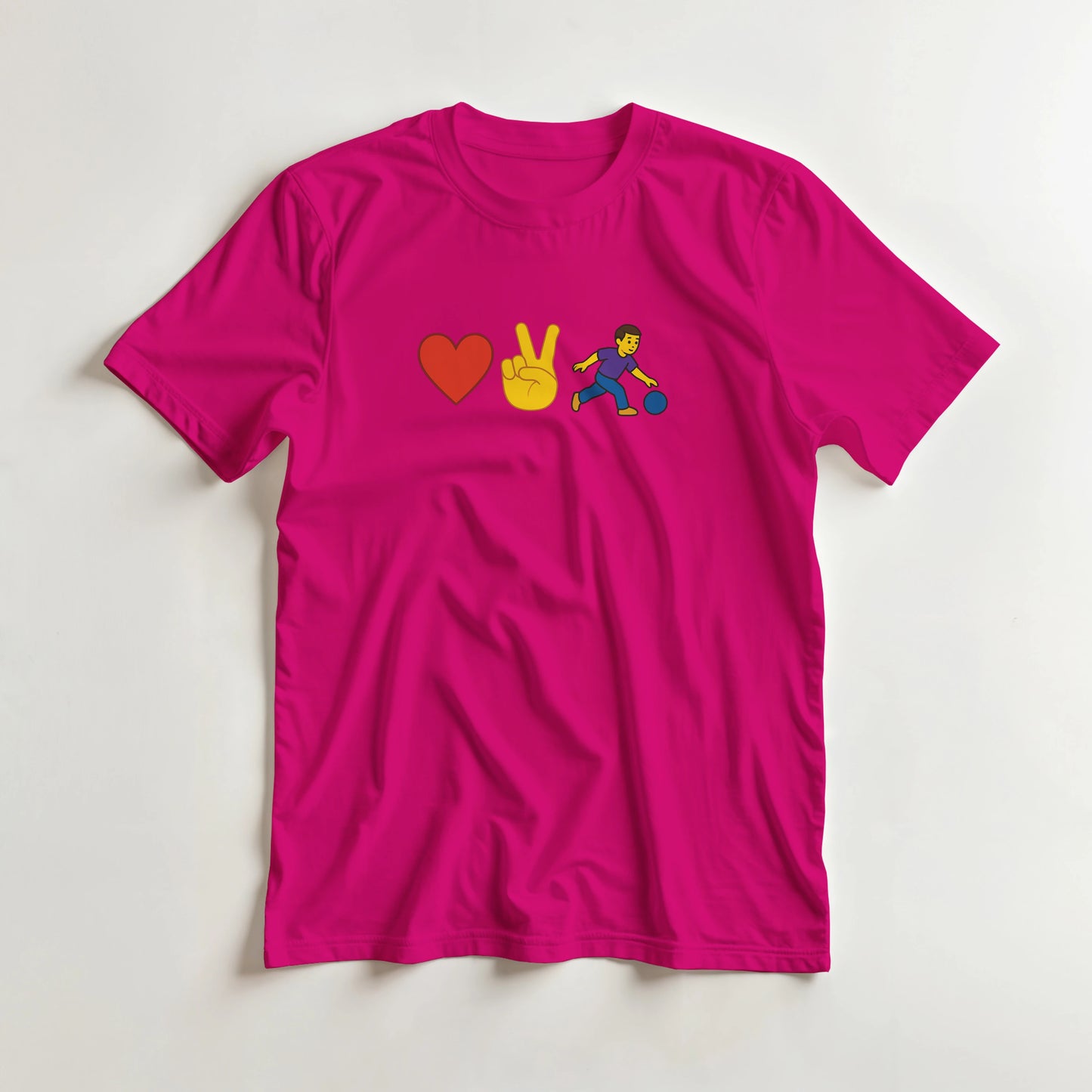 Heavyweight Unisex Crewneck T-shirt | Love2Bowl