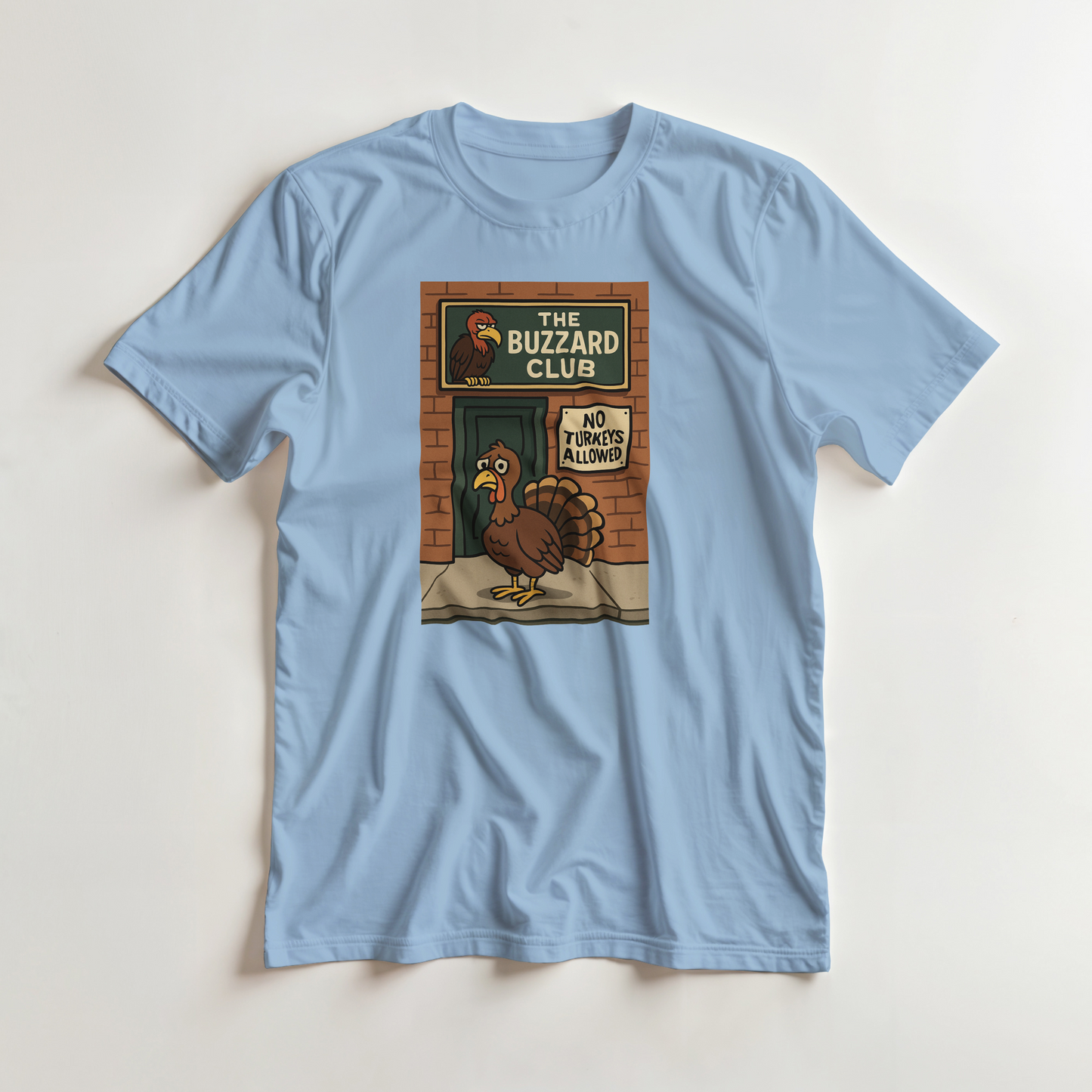 Heavyweight Unisex Crewneck T-shirt | Buzzard Club