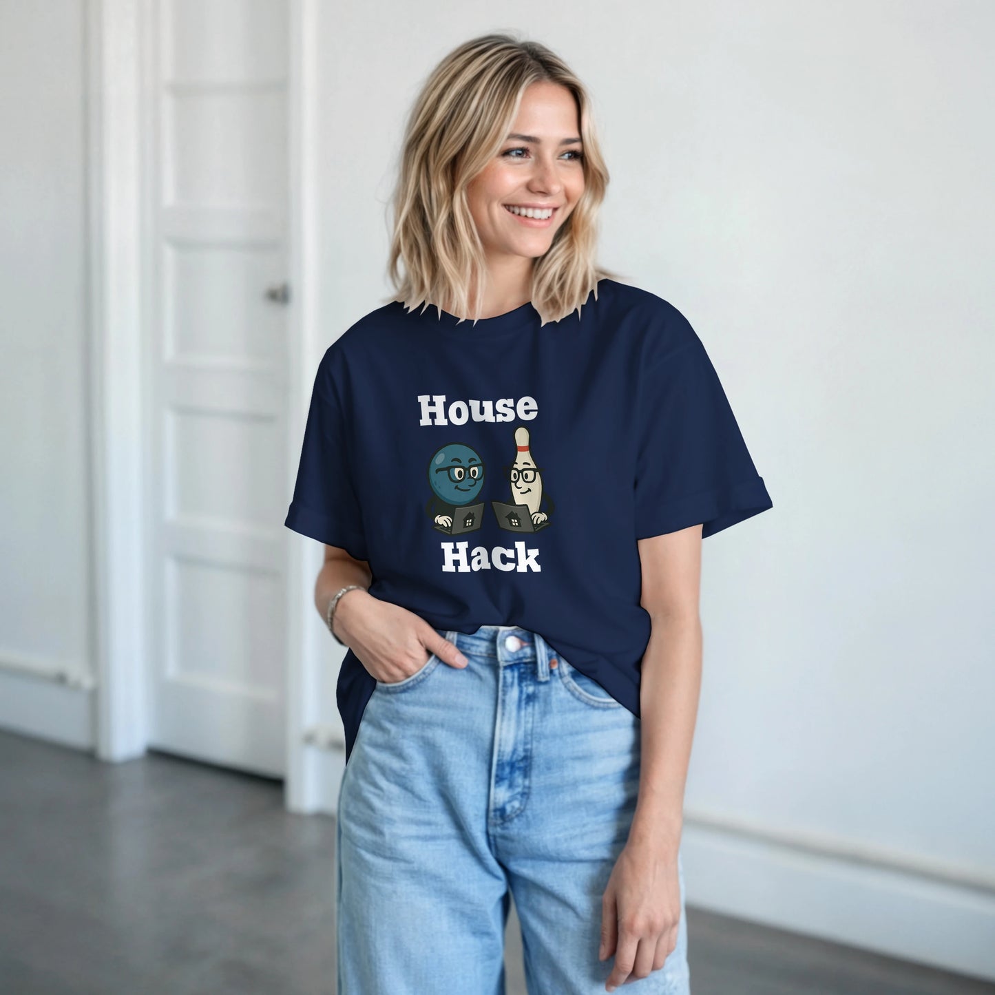 Heavyweight Unisex Crewneck T-shirt | House Hack