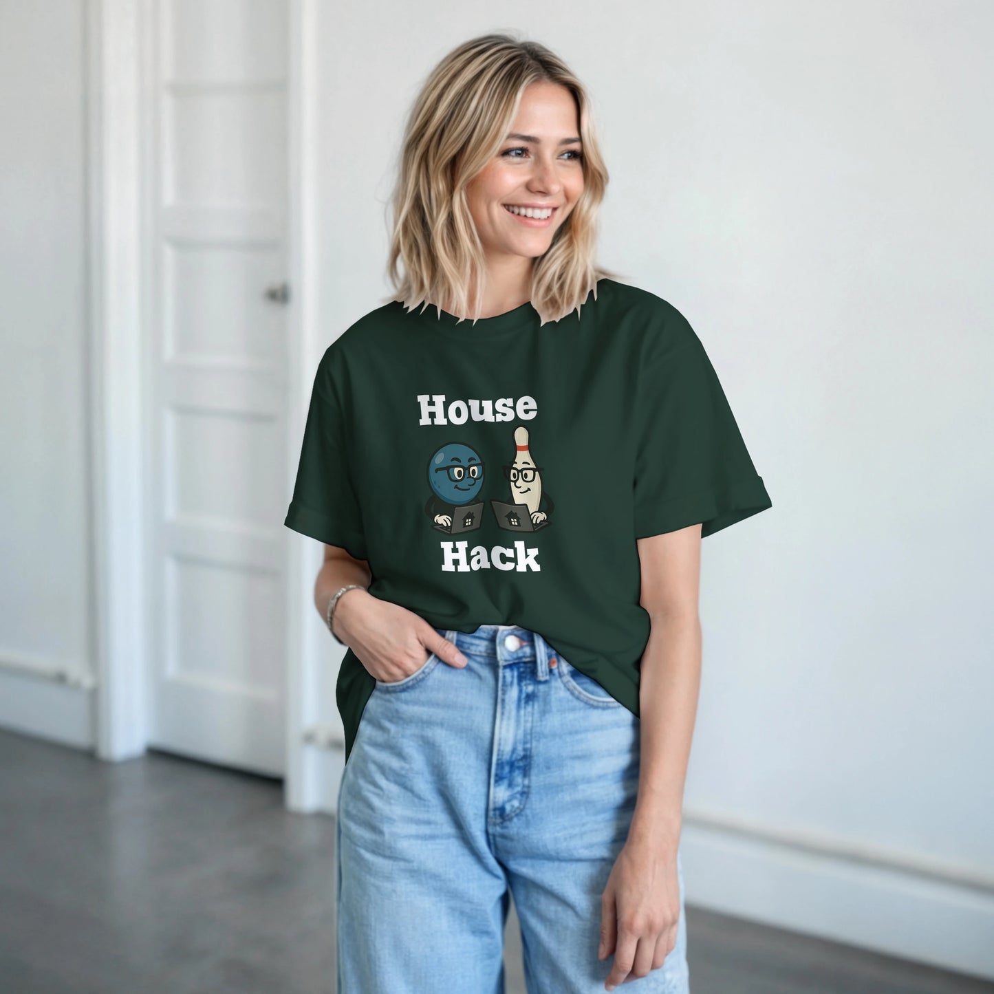 Heavyweight Unisex Crewneck T-shirt | House Hack