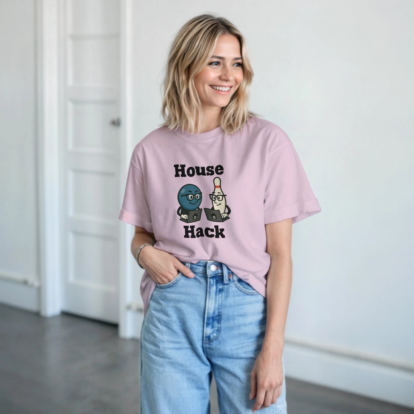 Heavyweight Unisex Crewneck T-shirt | House Hack