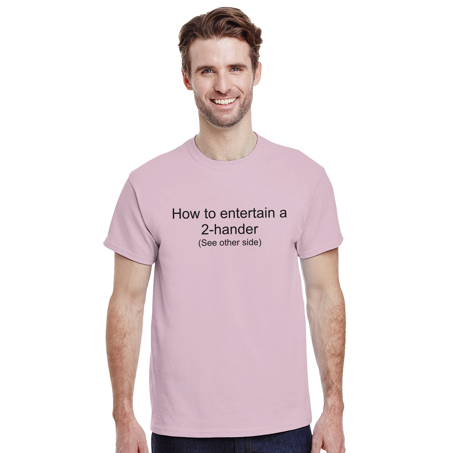 Heavyweight Unisex Crewneck T-shirt | How to entertain a 2-hander