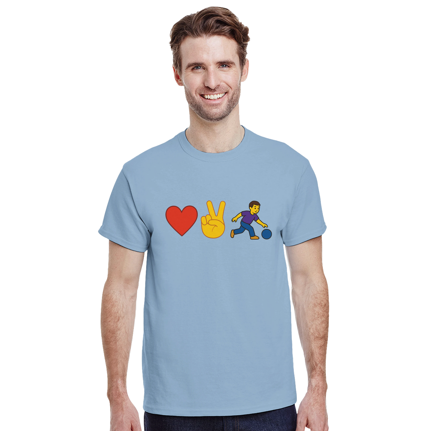Heavyweight Unisex Crewneck T-shirt | Love2Bowl