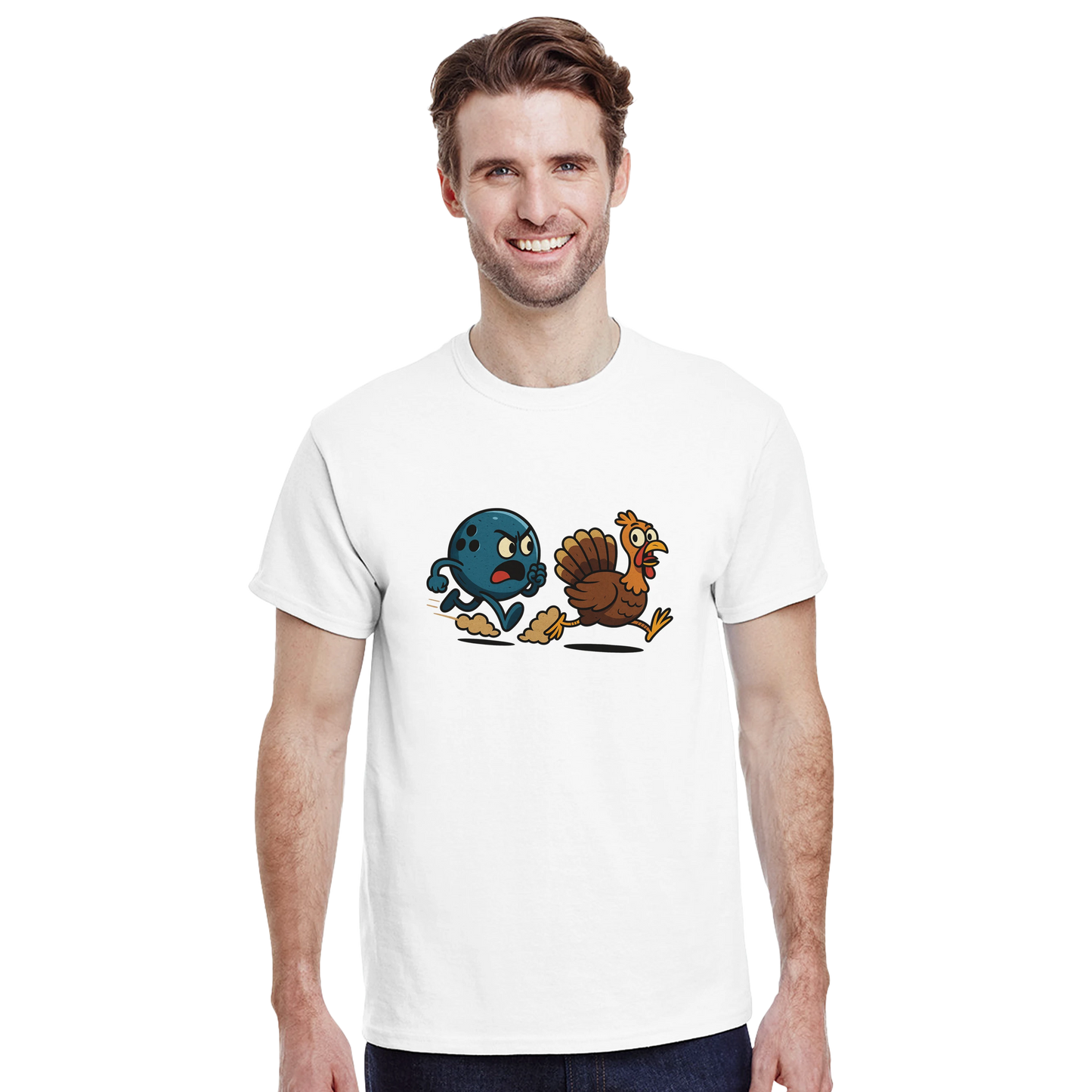 Heavyweight Unisex Crewneck T-shirt | Chasin' Turkeys