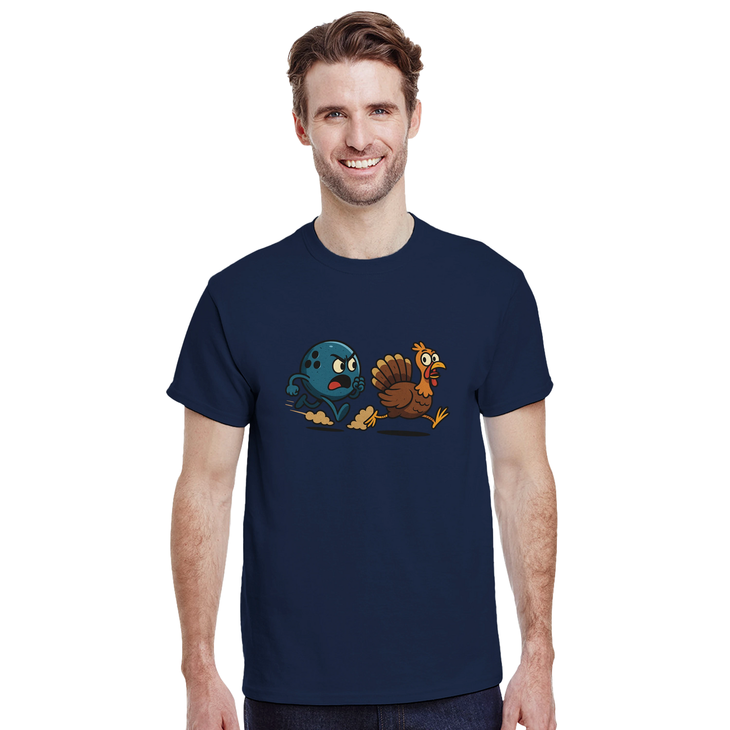 Heavyweight Unisex Crewneck T-shirt | Chasin' Turkeys