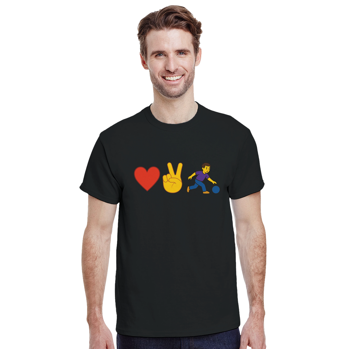 Heavyweight Unisex Crewneck T-shirt | Love2Bowl