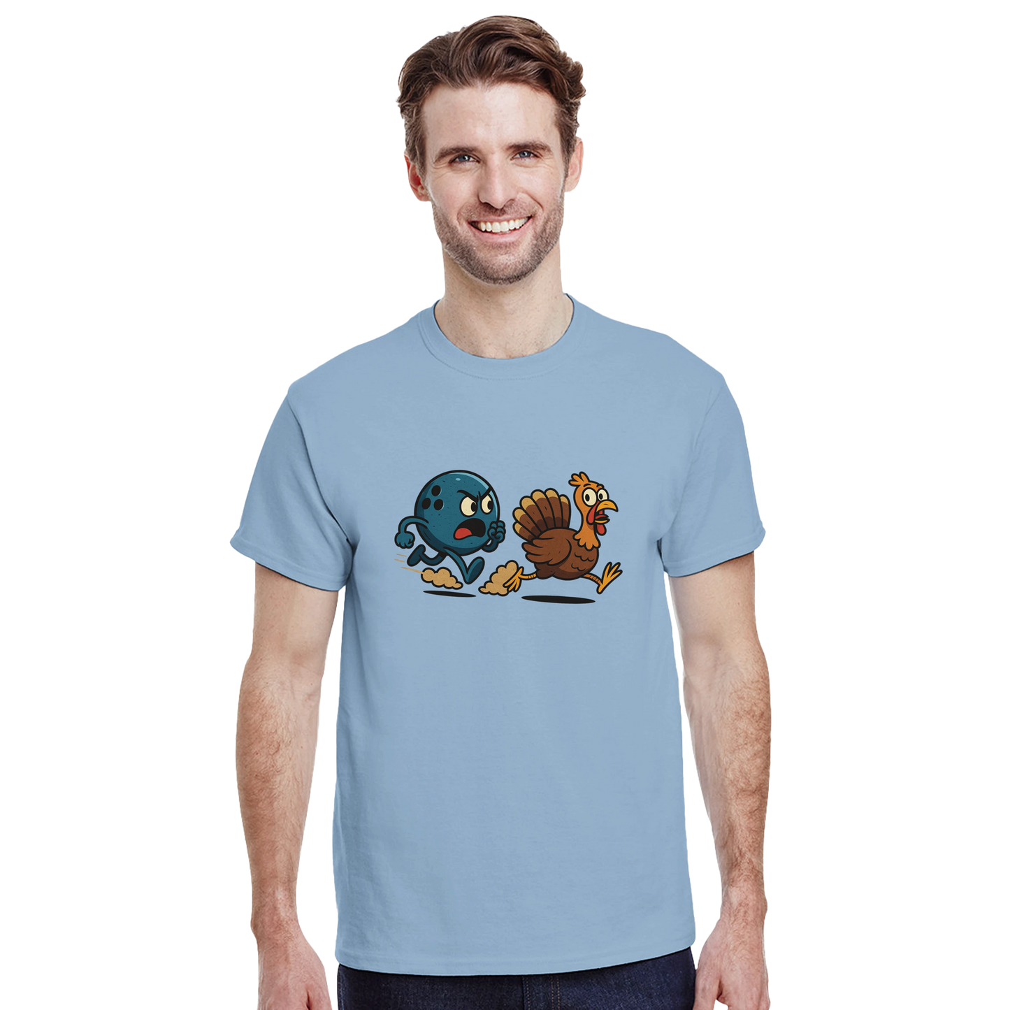 Heavyweight Unisex Crewneck T-shirt | Chasin' Turkeys