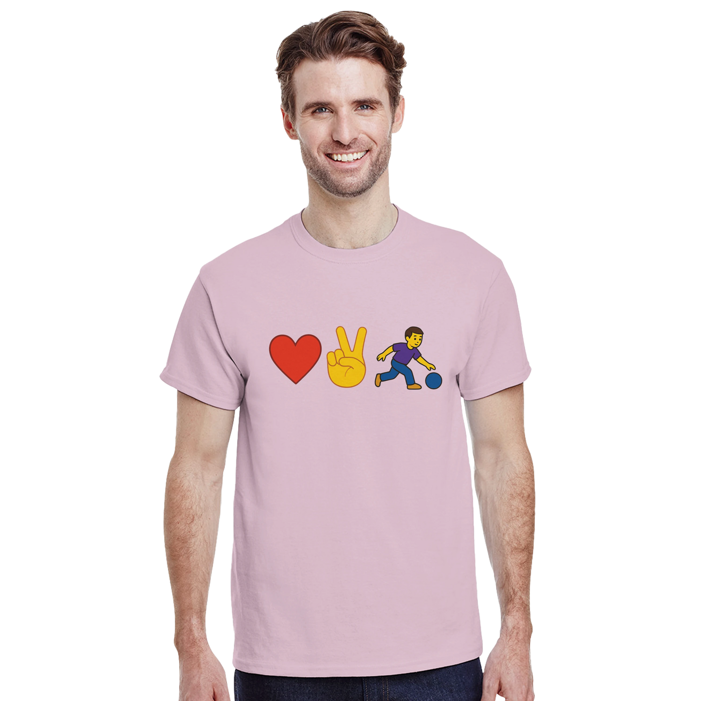 Heavyweight Unisex Crewneck T-shirt | Love2Bowl