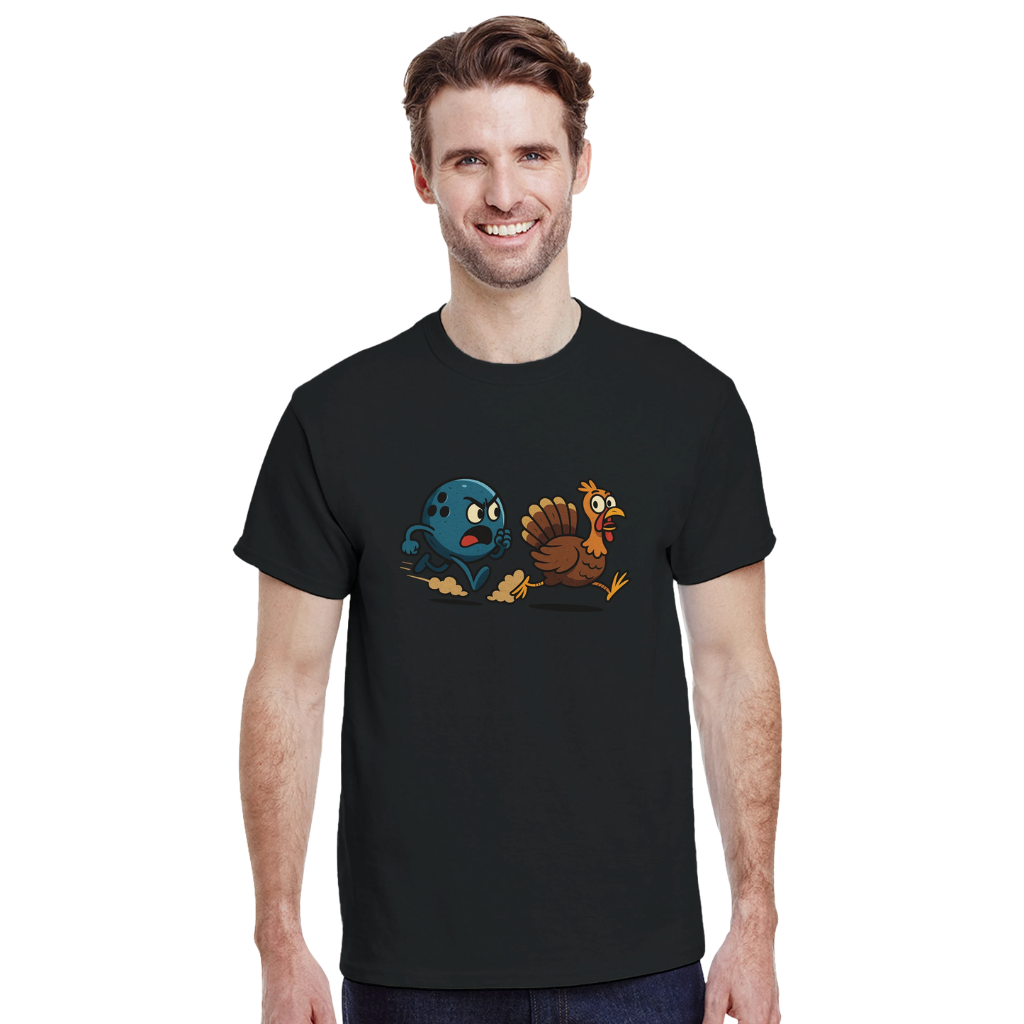 Heavyweight Unisex Crewneck T-shirt | Chasin' Turkeys